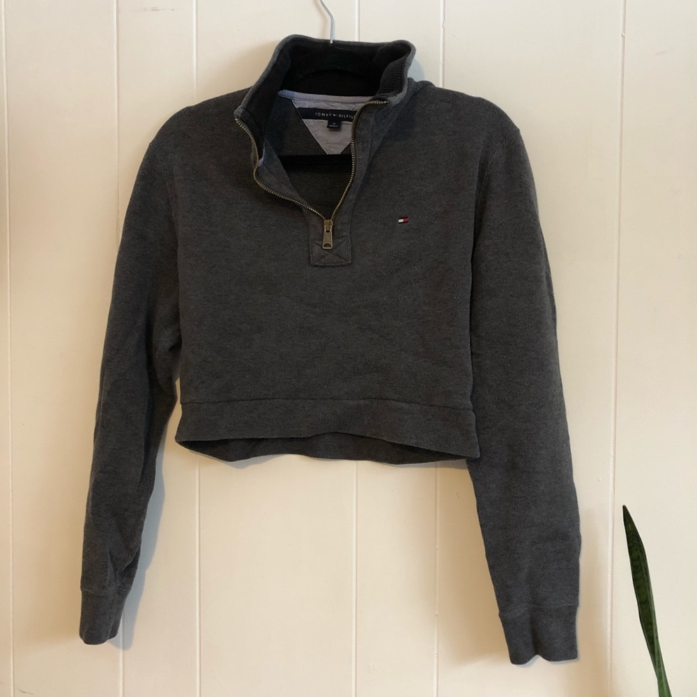Cropped Tommy Hilfiger Quarter Zip